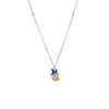 Gucci Sterling Silver Daisy Duck Pendant Necklace - Blue Spinach