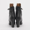 Hermes Black Calfskin Joueuse Boots 37.5 - Blue Spinach