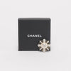 Chanel Crystal & Chain CC Brooch - Blue Spinach