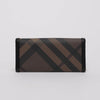 Burberry Smoke Check Canvas Molly Wallet - Blue Spinach