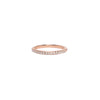 Tiffany & Co 18k Rose Gold Soleste Half Diamond Eternity Ring - Blue Spinach