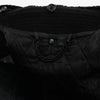 Burberry Prorsum Black Wool Blend Shearling Collar Coat 46 - Blue Spinach