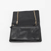 Gucci Black Pebbled Calfskin Broadway Evening Bag - Blue Spinach