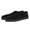 Prada Black Suede Low Top Sneakers 8 - Blue Spinach