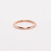 Tiffany & Co 18k Rose Gold Soleste Half Diamond Eternity Ring - Blue Spinach