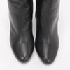 Hermes Black Calfskin Joueuse Boots 37.5 - Blue Spinach