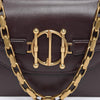 Dior Burgundy Lambskin DiorDirection Shoulder Bag - Blue Spinach