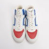 Celine White Leather CT-01 "Z" High Top Sneakers 39 - Blue Spinach