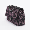 Chanel Black & Pink CC Sequins Medium Flap Bag - Blue Spinach