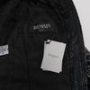 Balmain Black Patent Quilted Jacket FR 38 - Blue Spinach