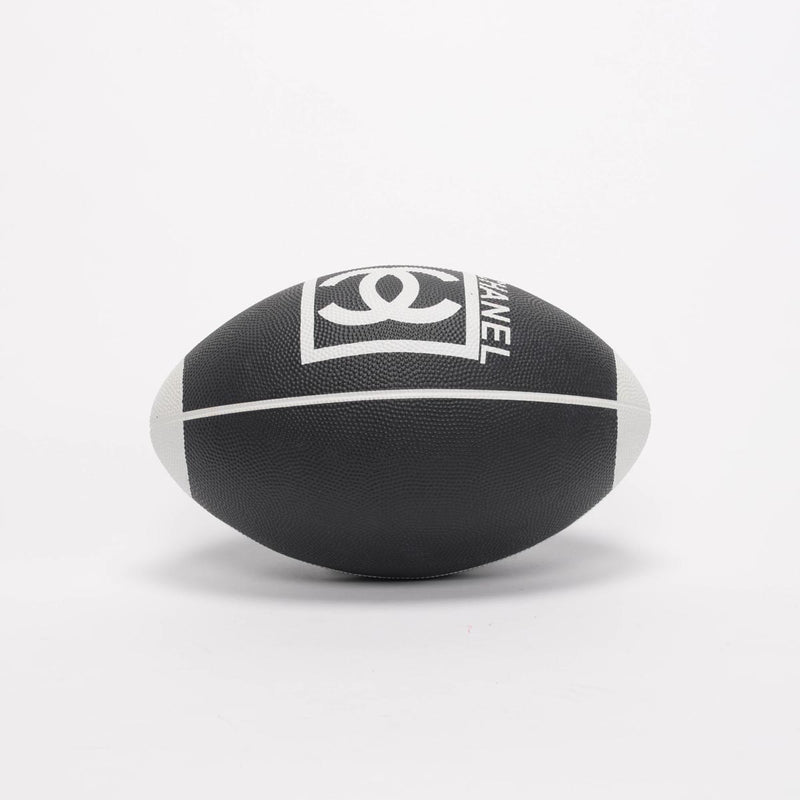 Chanel Black & White Sport Football - Blue Spinach