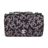 Chanel Black & Pink CC Sequins Medium Flap Bag - Blue Spinach