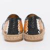 Prada Multi-Colour Woven Leather Espadrilles 40 - Blue Spinach