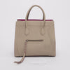 Celine Taupe & Fuschia Calfskin Medium Phantom Luggage Tote - Blue Spinach