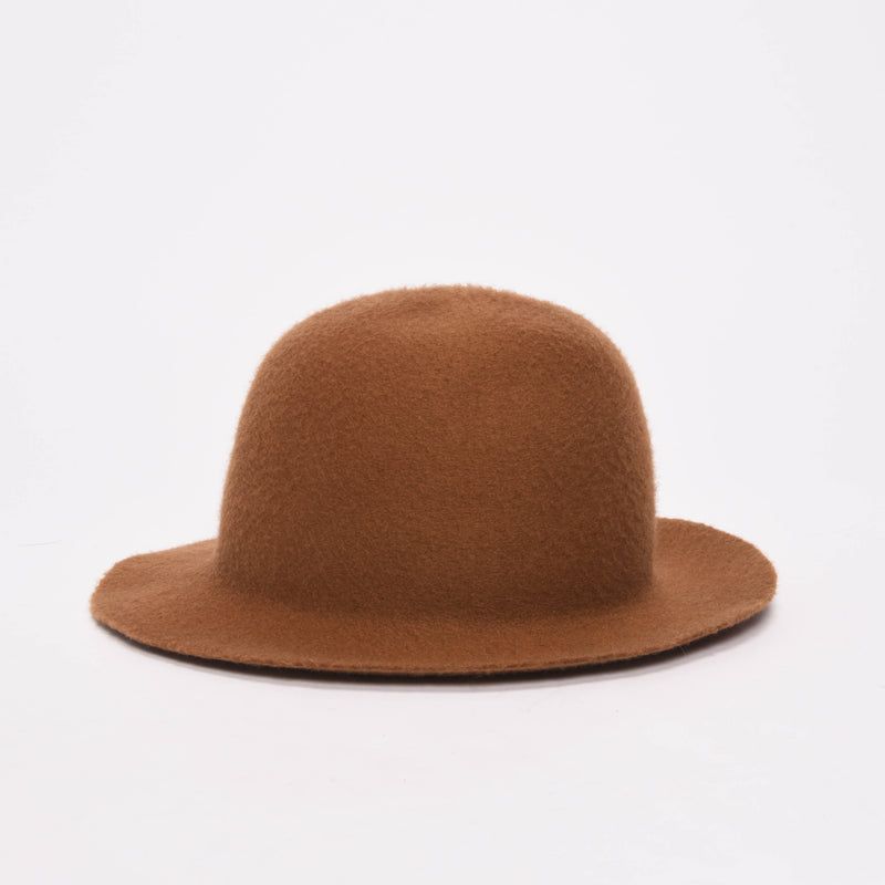 Junya Watanabe Brown Wool Felt Muehlbauer Hat - Blue Spinach