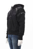 Alexander McQueen Black Cotton Eyelet Hooded Sweater M - Blue Spinach