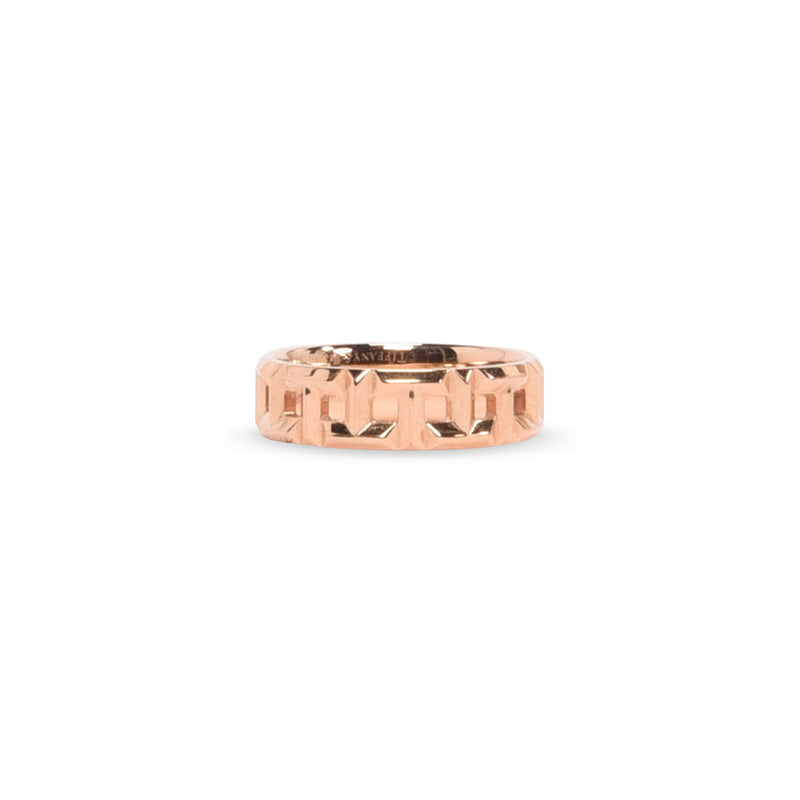 Tiffany & Co 18k Rose Gold Tiffany T True Wide Ring - Blue Spinach