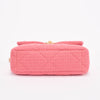 Chanel Pink Glitter Tweed Large Chanel 19 Flap Bag - Blue Spinach