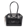 Givenchy Black Shiny Lord Mini Antigona Lock Bag - Blue Spinach