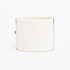 Chanel Cream & Gold Resin CC Cuff - Blue Spinach