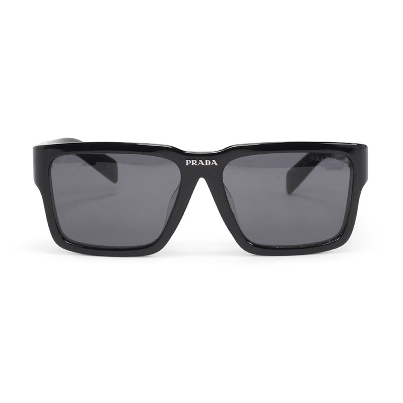 Prada Black Square Sunglasses - Blue Spinach