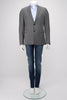 Dior Grey Herringbone Stitched Pocket Jacket 48 - Blue Spinach