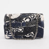 Chanel Graffiti Quilted Jersey Mini Reissue 2.55 Flap Bag - Blue Spinach