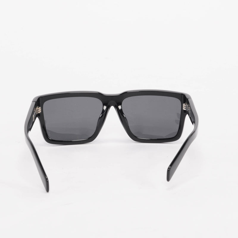 Prada Black Square Sunglasses - Blue Spinach