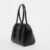 Givenchy Black Shiny Lord Mini Antigona Lock Bag - Blue Spinach