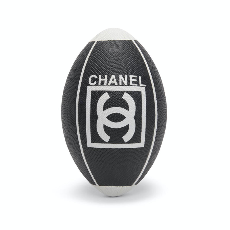 Chanel Black & White Sport Football - Blue Spinach