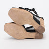 Ferragamo Black Suede Pert Cork Wedges 7.5 - Blue Spinach