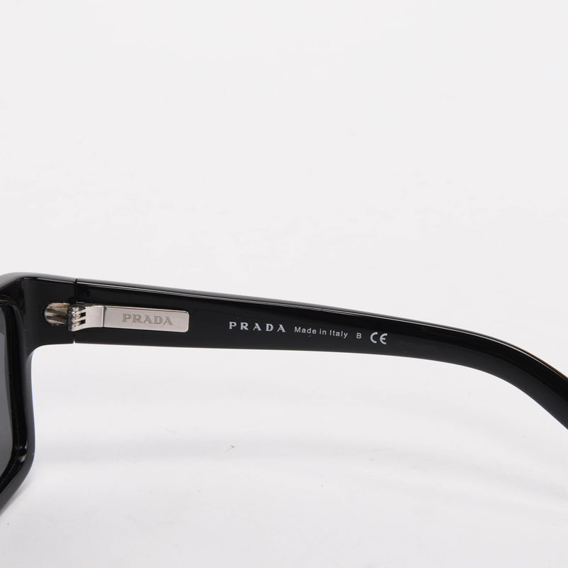 Prada Black Square Sunglasses - Blue Spinach