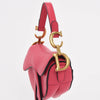 Dior Fuchsia Goatskin Micro Saddle Bag - Blue Spinach