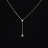 Tiffany & Co Silver Elsa Peretti Diamonds By The Yard Necklace - Blue Spinach