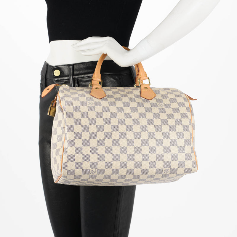 Louis Vuitton Damier Azur Speedy 30 - Blue Spinach