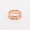 Tiffany & Co 18k Rose Gold Tiffany T True Wide Ring - Blue Spinach