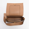 Celine Camel Brown & White Calfskin Medium Frame Bag - Blue Spinach