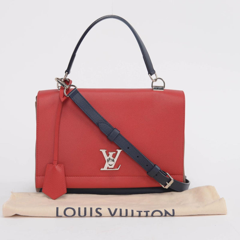 Louis Vuitton Tri-Colour Calfskin Lockme II Bag - Blue Spinach