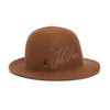 Junya Watanabe Brown Wool Felt Muehlbauer Hat - Blue Spinach